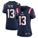 Zennovawear Women's New England Patriots Joey Slye Navy Game Jersey