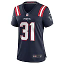 Zennovawear Women's New England Patriots Jonathan Jones Navy Game Jersey