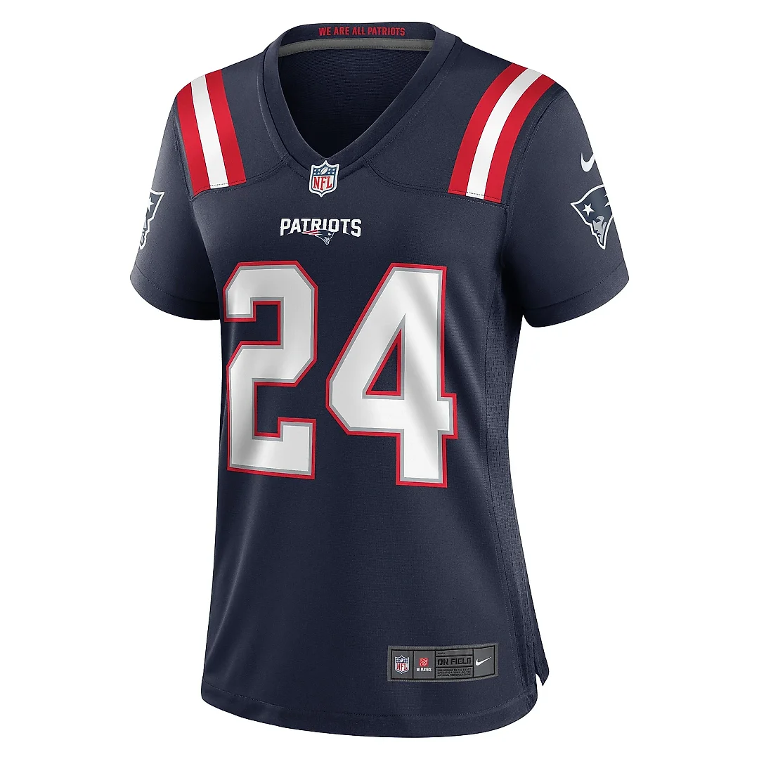 Zennovawear Women's New England Patriots Joshuah Bledsoe Navy Game Player Jersey