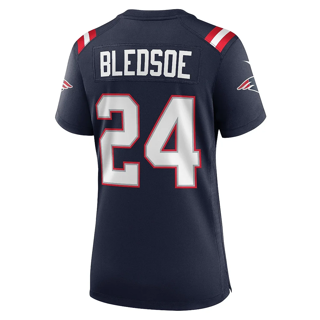 Zennovawear Women's New England Patriots Joshuah Bledsoe Navy Game Player Jersey