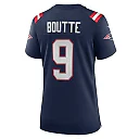 Zennovawear Women's New England Patriots Kayshon Boutte Navy Game Jersey