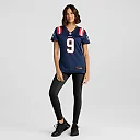 Zennovawear Women's New England Patriots Kayshon Boutte Navy Game Jersey