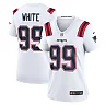 Zennovawear Women's New England Patriots Keion White White Game Jersey