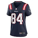 Zennovawear Women's New England Patriots Kendrick Bourne Navy Game Jersey