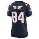 Zennovawear Women's New England Patriots Kendrick Bourne Navy Game Jersey