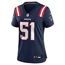 Zennovawear Women's New England Patriots Keshawn Banks Navy Game Jersey