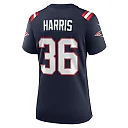 Zennovawear Women's New England Patriots Kevin Harris Navy Game Player Jersey