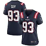Zennovawear Women's New England Patriots Lawrence Guy Navy Game Jersey