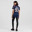 Zennovawear Women's New England Patriots Lawrence Guy Navy Team Game Jersey