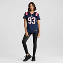 Zennovawear Women's New England Patriots Lawrence Guy Navy Team Game Jersey