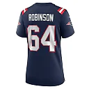 Zennovawear Women's New England Patriots Layden Robinson Navy Game Jersey