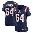 Zennovawear Women's New England Patriots Layden Robinson Navy Game Jersey