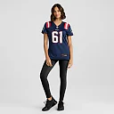 Zennovawear Women's New England Patriots Lester Cotton Sr. Navy Team Game Jersey