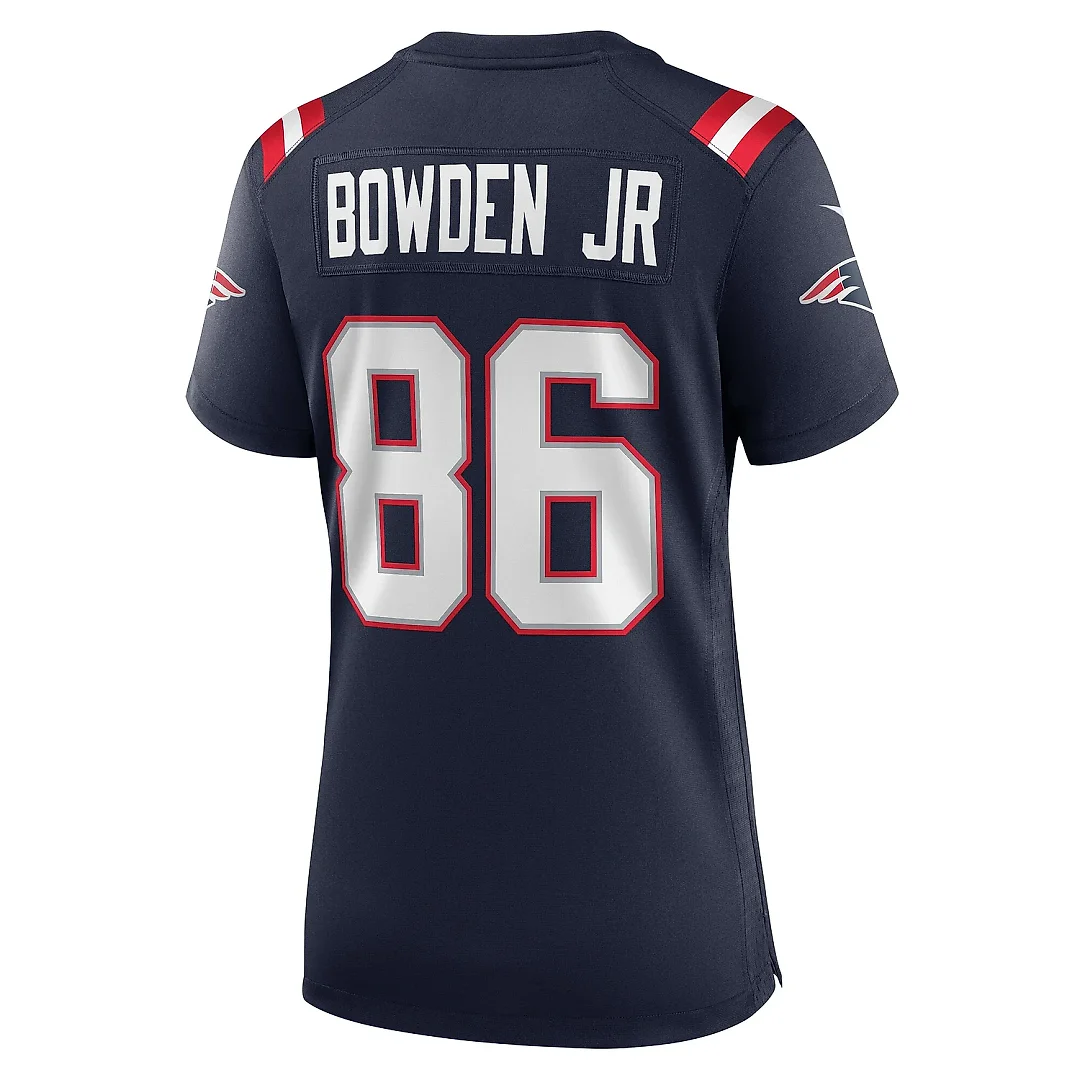Zennovawear Women's New England Patriots Lynn Bowden Jr. Navy Home Game Player Jersey