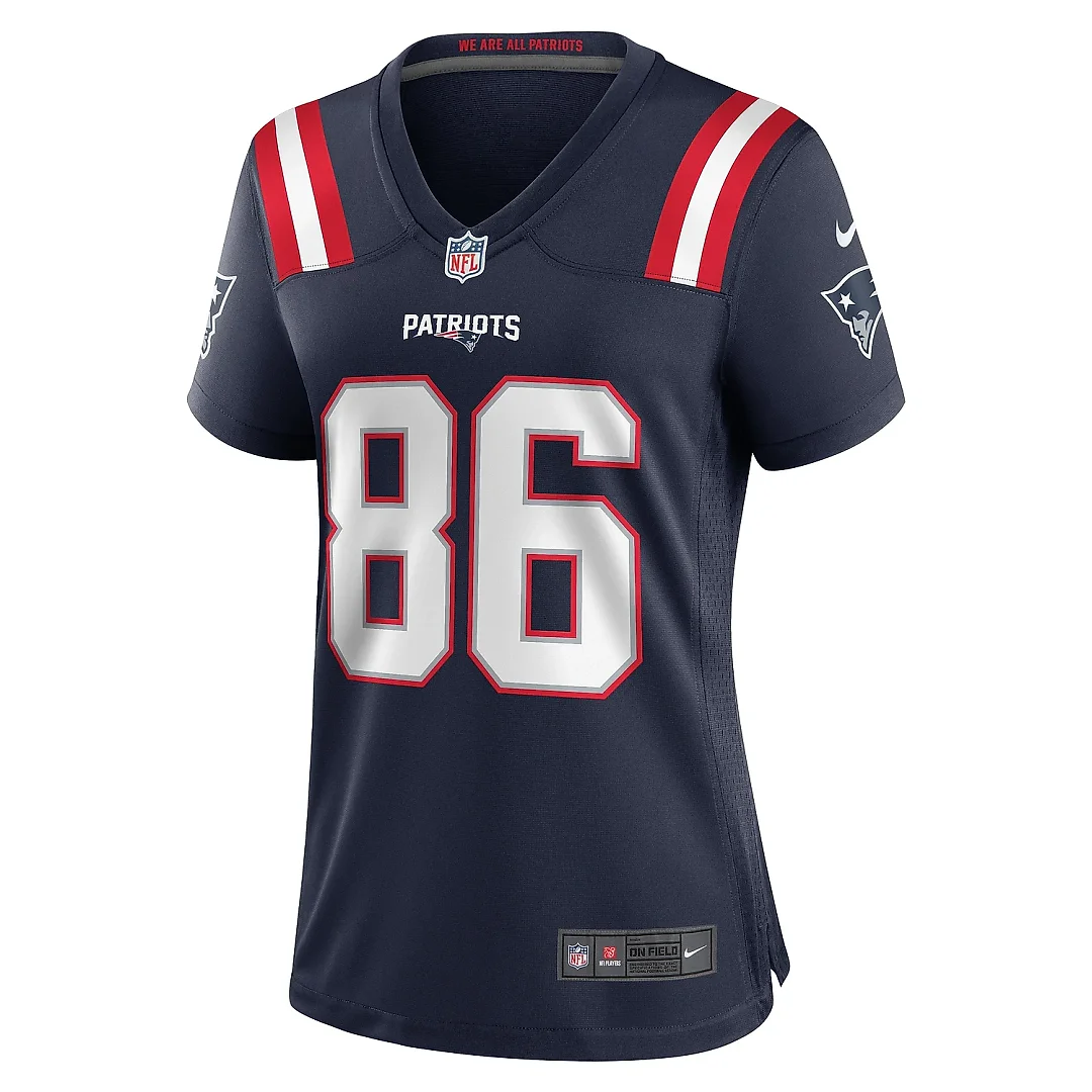 Zennovawear Women's New England Patriots Lynn Bowden Jr. Navy Home Game Player Jersey
