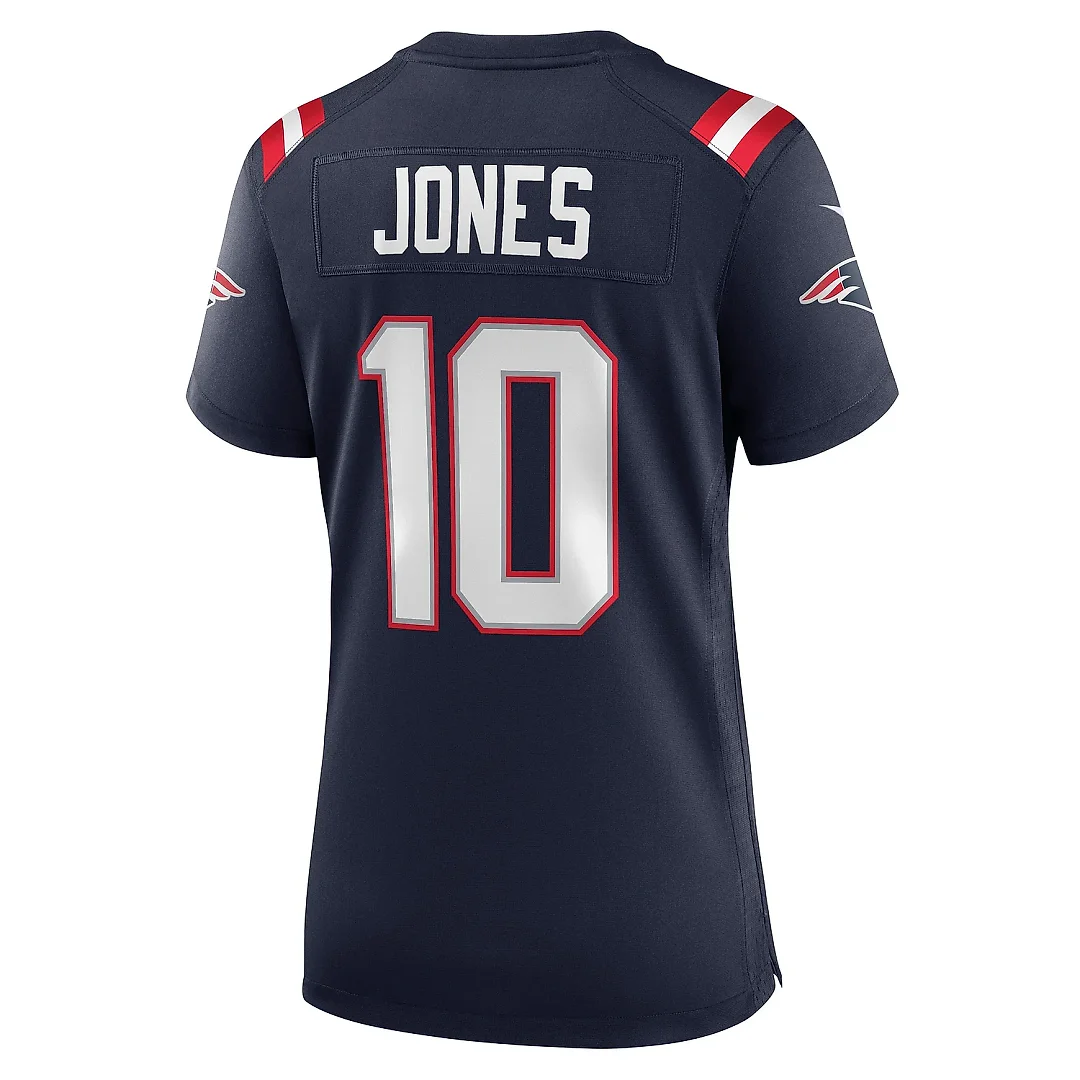 Zennovawear Women's New England Patriots Mac Jones Navy Player Jersey