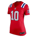 Zennovawear Women's New England Patriots Mac Jones Red Game Alternate Jersey
