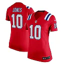 Zennovawear Women's New England Patriots Mac Jones Red Game Jersey