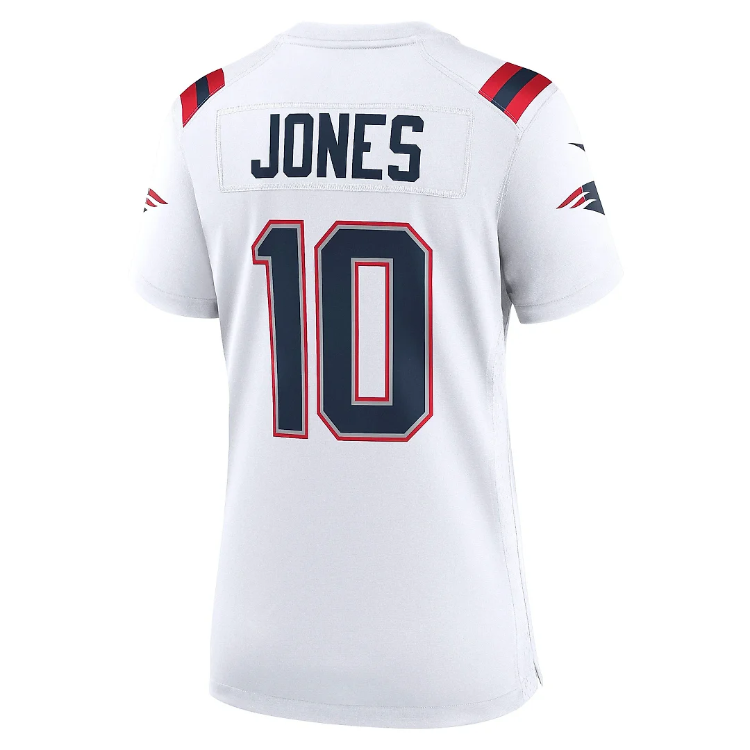 Zennovawear Women's New England Patriots Mac Jones White Player Jersey