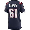 Zennovawear Women's New England Patriots Marcus Cannon Navy Game Jersey