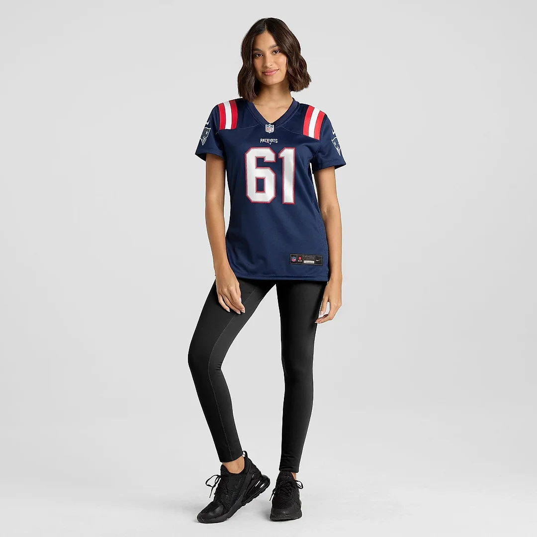 Zennovawear Women's New England Patriots Marcus Cannon Navy Game Jersey