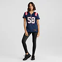 Zennovawear Women's New England Patriots Marcus Harris Navy Team Game Jersey