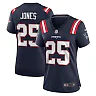Zennovawear Women's New England Patriots Marcus Jones Navy Game Player Jersey