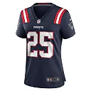 Zennovawear Women's New England Patriots Marcus Jones Navy Game Player Jersey
