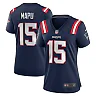 Zennovawear Women's New England Patriots Marte Mapu Navy Game Jersey