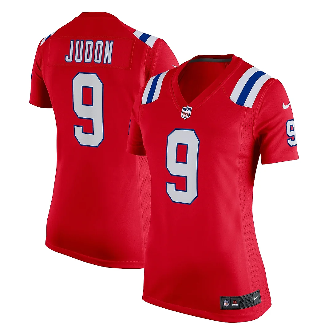 Zennovawear Women's New England Patriots Matthew Judon Red Alternate Game Jersey