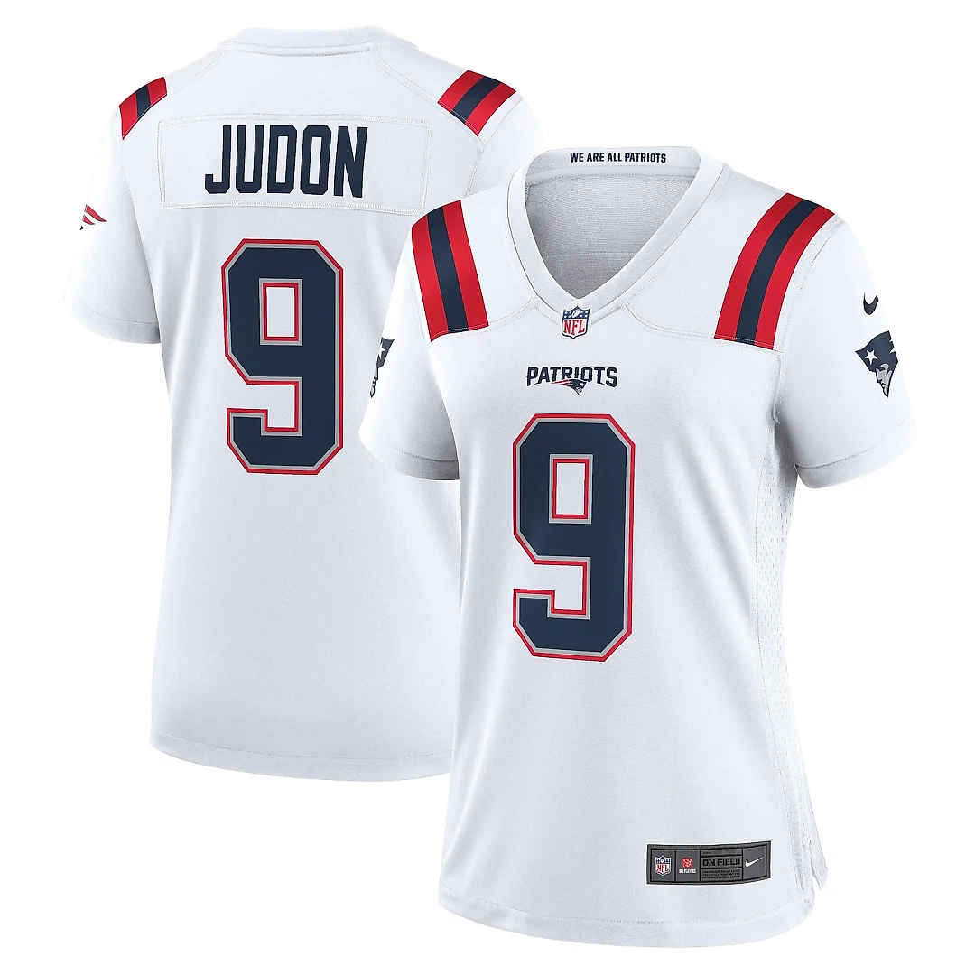 Zennovawear Women's New England Patriots Matthew Judon White Game Jersey