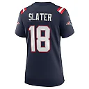 Zennovawear Women's New England Patriots Matthew Slater Navy Game Jersey