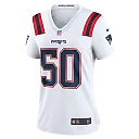 Zennovawear Women's New England Patriots Mike Vrabel White Retired Player Game Jersey