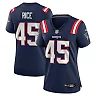 Zennovawear Women's New England Patriots Monty Rice Navy Game Jersey