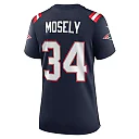 Zennovawear Women's New England Patriots Quandre Mosely Navy Home Game Player Jersey