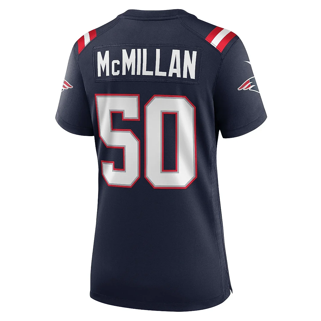 Zennovawear Women's New England Patriots Raekwon McMillan Navy Home Game Player Jersey