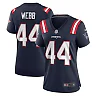 Zennovawear Women's New England Patriots Raleigh Webb Navy Home Game Player Jersey