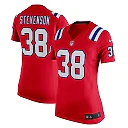 Zennovawear Women's New England Patriots Rhamondre Stevenson Red Alternate Game Player Jersey