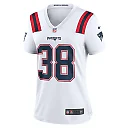 Zennovawear Women's New England Patriots Rhamondre Stevenson White Game Player Jersey