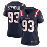 Zennovawear Women's New England Patriots Richard Seymour Navy Retired Player Game Jersey
