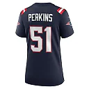 Zennovawear Women's New England Patriots Ronnie Perkins Navy Game Jersey