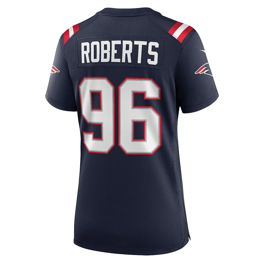 Zennovawear Women's New England Patriots Sam Roberts Navy Game Player Jersey