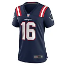 Zennovawear Women's New England Patriots Sione Takitaki Navy Game Jersey