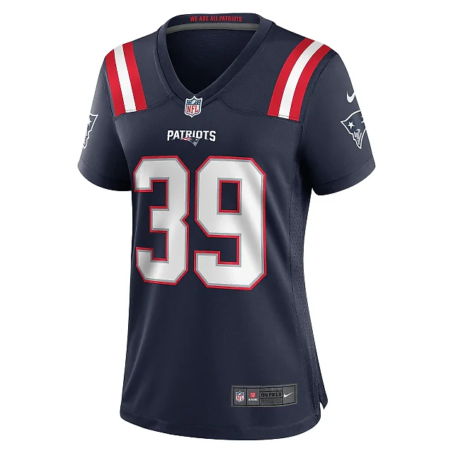 Zennovawear Women's New England Patriots Tae Hayes Navy Home Game Player Jersey