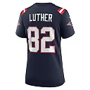 Zennovawear Women's New England Patriots T.J. Luther Navy Team Game Jersey