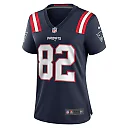 Zennovawear Women's New England Patriots T.J. Luther Navy Team Game Jersey