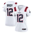 Zennovawear Women's New England Patriots Tom Brady White Retired Game Jersey