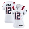 Zennovawear Women's New England Patriots Tom Brady White Retired Game Jersey