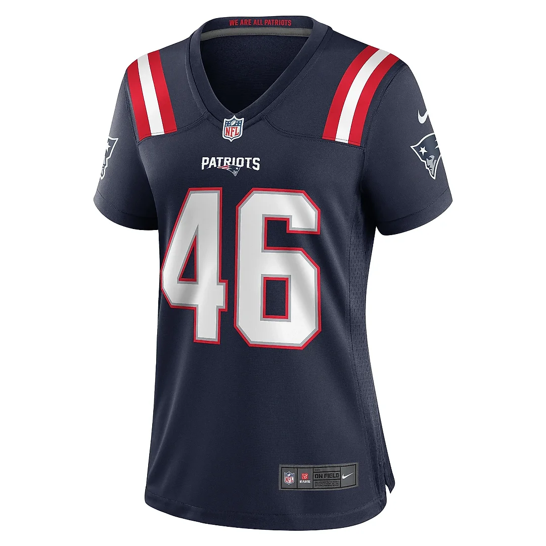 Zennovawear Women's New England Patriots Tucker Addington Navy Home Game Player Jersey