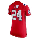 Zennovawear Women's New England Patriots Ty Law Red Retired Game Jersey